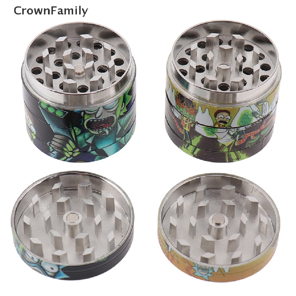 crownfamily-เครื่องบดสมุนไพร-เครื่องเทศ-บดยาสูบ-4-ชั้น-ขายดี