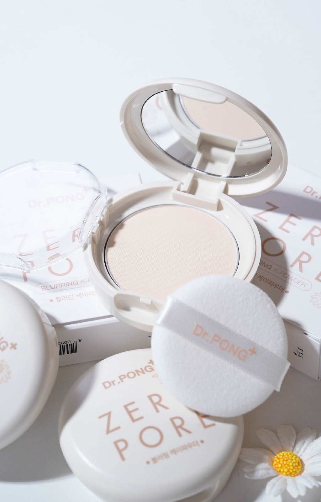 ข้อมูลเกี่ยวกับ Dr.PONG ZERO PORE blurring K-powder แป้งพัฟเบลอรูขุมขน MADE IN KOREA