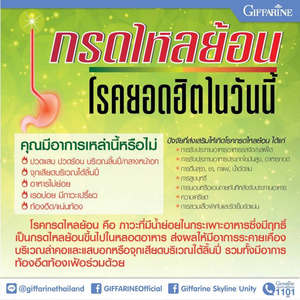 ส่งฟรี-แกสต้า-เฮิร์บ-กิฟฟารีน-gasta-herb-giffarine-สมุนไพร-7-ชนิด-ลดกรดไหลย้อน