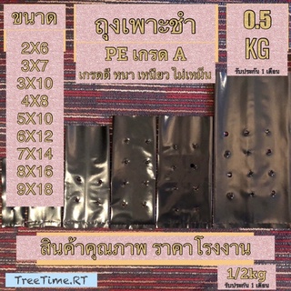 ภาพขนาดย่อของภาพหน้าปกสินค้าถุงเพาะชำ ถุงเพาะต้นกล้า PE100%เกรดA (ไม่ผสมพลาสติกHD) (0.5KG) หนา เหนียว ไม่เหม็น มีหลายขนาดให้เลือก จากร้าน treetime.rt บน Shopee