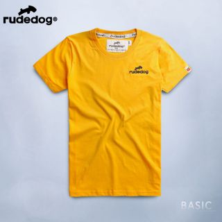 Rudedog เสื้อยืด รุ่น basic19 สีเหลือง