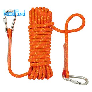 ภาพหน้าปกสินค้า(hu) เชือกปีนเขาเส้นผ่าศูนย์กลาง 12 มมกับ 2 carabiners 10 เมตร ที่เกี่ยวข้อง