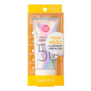 โปรโมชั่น : รับฟรีของแถมCathy Doll อัลตร้าไลท์ซันฟลูอิด เอสพีเอฟ50 พีเอ 40ml Y2020 กันแดด SAYPAN เครื่องสำอางครีมกันแดดครีมกันแดดหน้า 