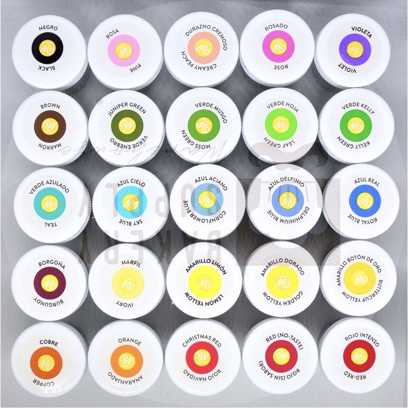 ภาพหน้าปกสินค้าสีผสมอาหาร แบบเจล ยี่ห้อ วิลตัน ขวดใหญ่ ปริมาณ 28 กรัม Wilton Icing Colors : Concentrated Gel color