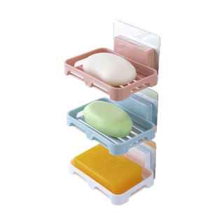 โปรโมชั่น : kingshopping ที่วางสบู่ติดผนัง ที่วางฟองน้ำล้างจาน ไม่ต้องเจาะ รับน้ำหนักได้เยอะ มีให้เลือก 4 สี TR533