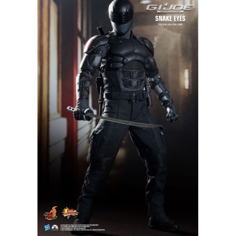 HOT TOYS MMS192 G.I. Joe Retaliation Snake Eyes Military Ninja 1/6 Figura EUR 202,74 - ES