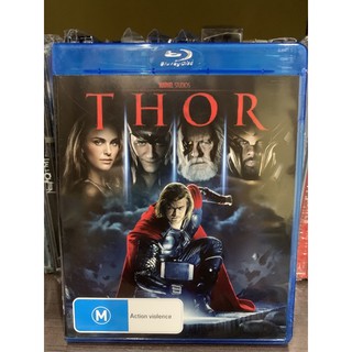 Thor เทพเจ้าสายฟ้า ภาค 1 แผ่น Blu-ray แผ่นแท้นำเข้า ไม่มีไทย