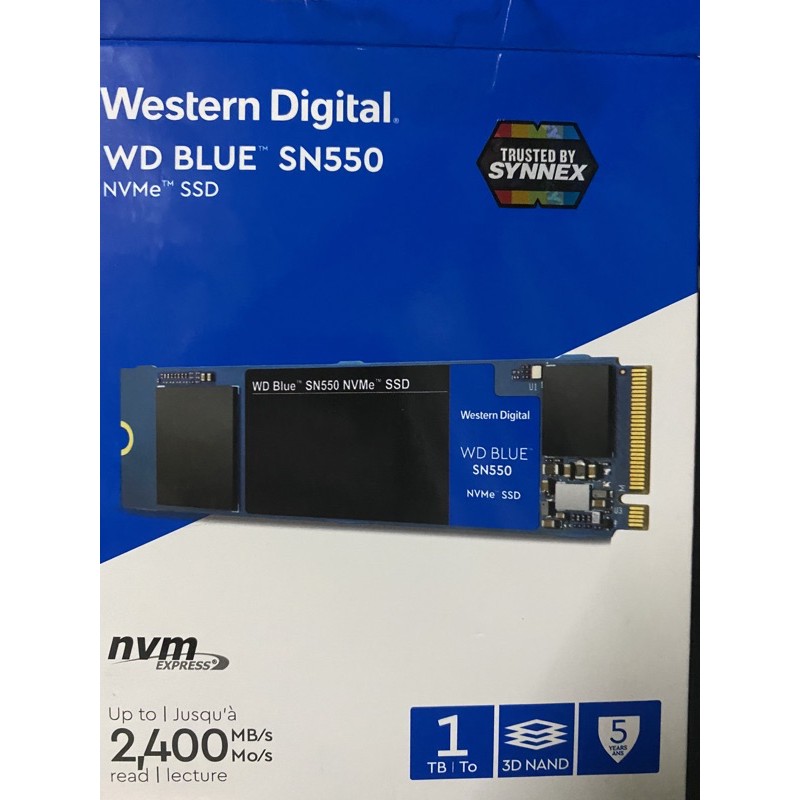 SSD Western Digital WD Blue SN550 1TB M.2 PCIe NVMe, Interno, Alta Velocit&agrave;, Quasi Nuovo