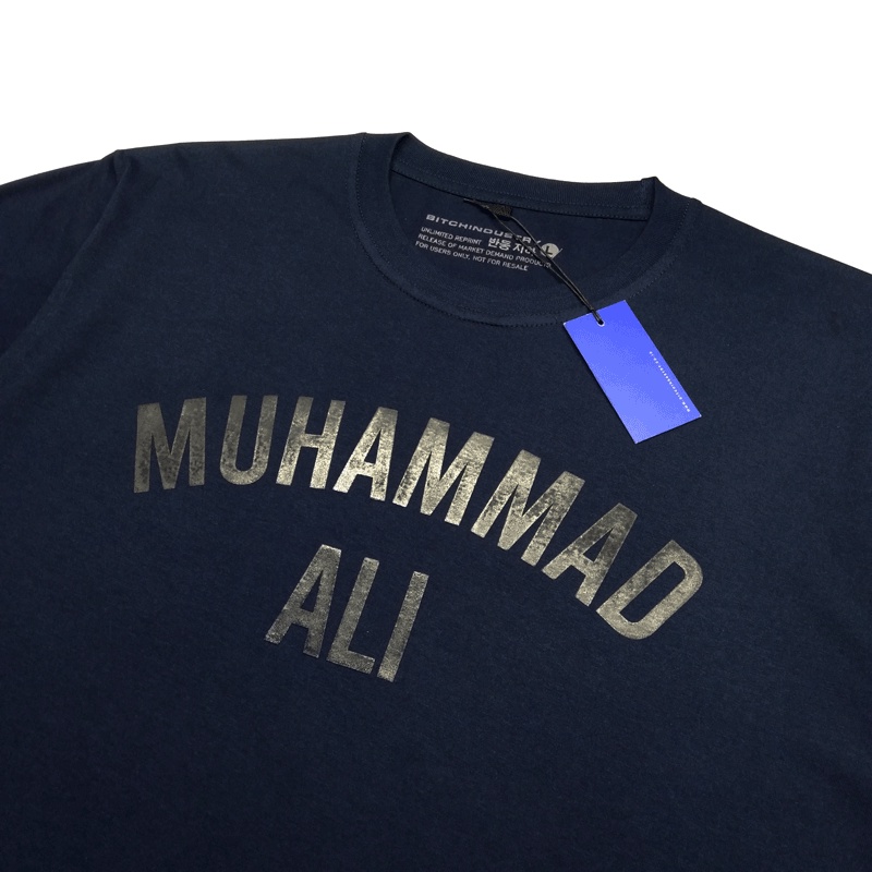 เสื้อยืด-พิมพ์ลาย-muhammad-ali-ฟอนต์ซีรีส์