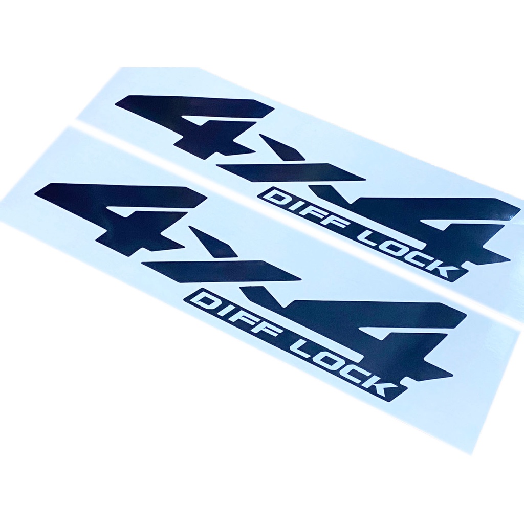 สติ๊กเกอร์ 4x4 DIFF LOCK STICKER 4X4 DIFF - LOCK ติดรถสีอ่อน | Shopee ...