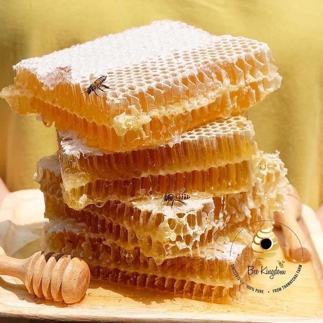 รวงผึ้ง-250-กรัม-honeycomb-มีมาตรฐานฟาร์มผึ้งที่ดีจากกรมปศุสัตว์