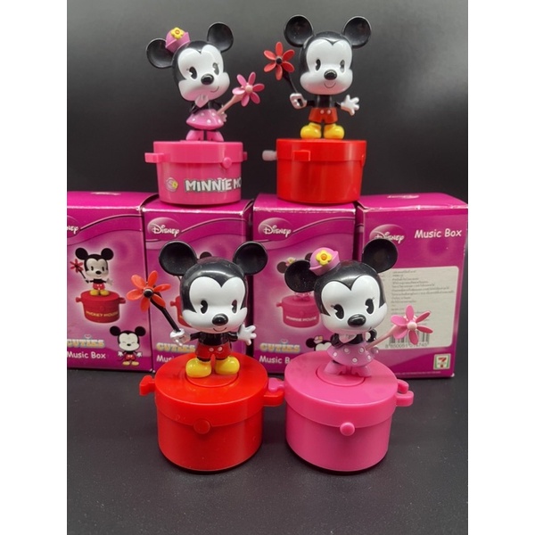 mickey-mouse-minnie-mouse-disney-cuties-music-box-7-11-super-rare-item