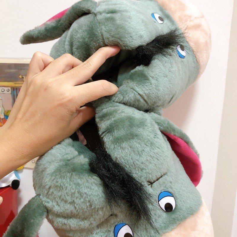 eeyore-รองเท้าใส่ในบ้านอียอร์คู่ใหญ่-งานสะสม-ไม่ผ่านการใช้งาน-หายาก-winnie-the-pooh