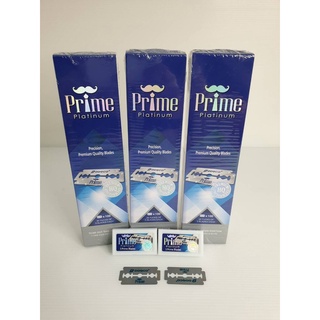 ใบมีดโกนหนวด Dorco Prime สำหรับโกนหนวด ใบมีดคม และแข็ง 1 กล่อง มี 100 ใบ หักครึ่งได้ 200 ใบ รับประกันความคม