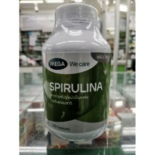 สินค้า Spirulina 100​ แคปซูล #Mega​ ​we​ ​care​