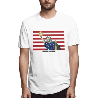 เสื้อวันพีช - ผู้ชายเสื้อยืดเลดี้ลิเบอร์ตี้สําหรับ Bitcoin คลาสสิก s s ตลก Tees แขนสั้นคอกลมเสื้อย