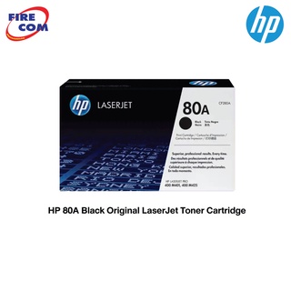 HP Toner - หมึก โทนเนอร์ HP 80A Black Original LaserJet Toner Cartridge (CF280A) ของแท้ 100%  สีดำ[ออกใบกำกับภาษีได้]