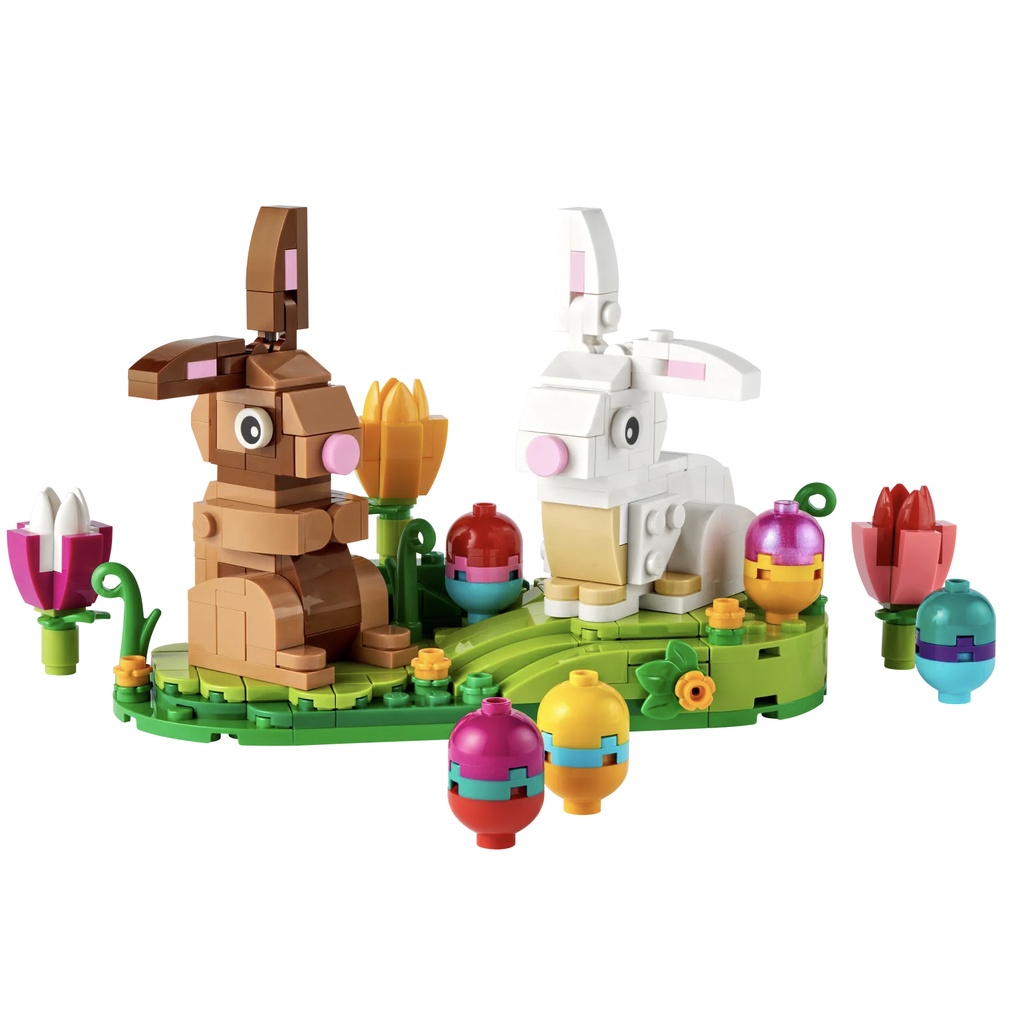 Lego 40523 40575 40587 Easter Rabbits Display Year of the Rabbit Easter ...