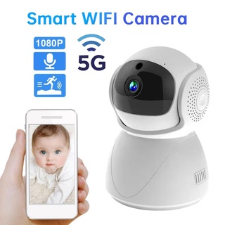 กล้องวงจรปิดไร้สาย HD 1080P 2.4G&amp;5G Dual Band WIFI IP ตรวจจับการเคลื่อนไหวอัตโนมัติ สําหรับเด็ก