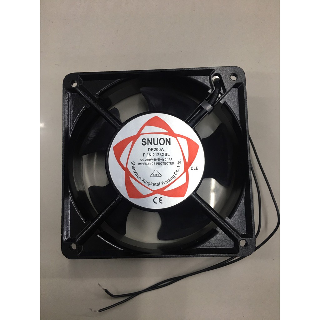 ภาพหน้าปกสินค้าพัดลมอลูมิเนียม, SNUON Cooling fan รุ่น DP200A, 2123XSL, 220V, 4.5" (120 x 120 x 38 mm.)
