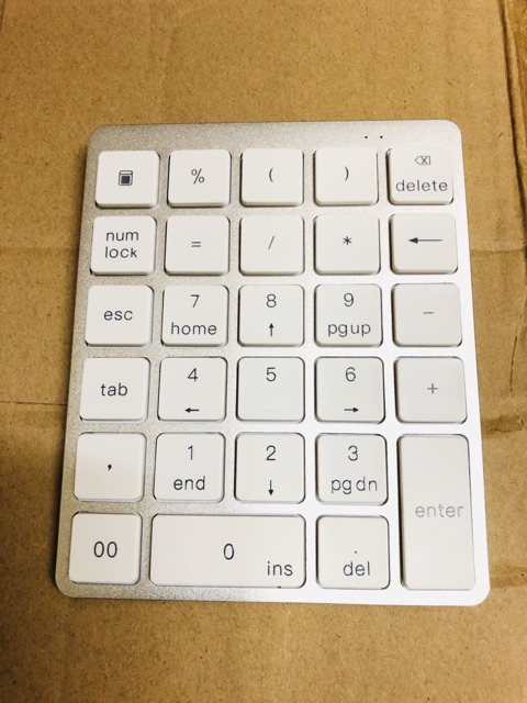 ภาพหน้าปกสินค้า️ ️28 Keys แป้นพิมพ์ตัวเลขไร้สาย Bluetooth ที่มีฟังก์ชั่นคีย์ 140mAh MINI Numpad สำหรับ Accounting งาน จากร้าน khunsua บน Shopee