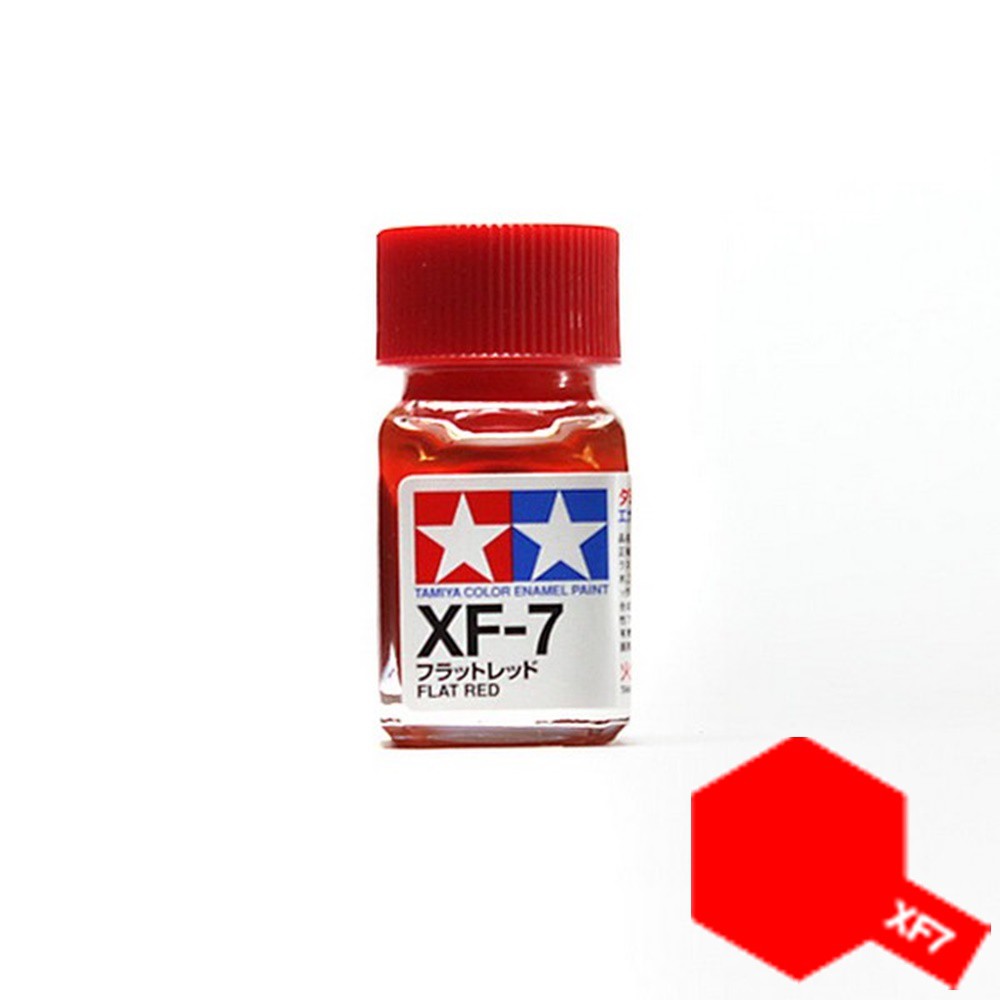 Tamiya Enamel Color XF-7 (Flat Red) | Shopee Thailand