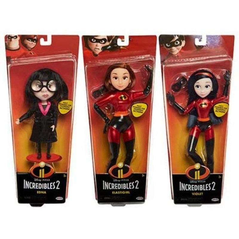 disney-pixar-the-incredibles-violet-elastic-girl-edna-mode-doll-ตุ๊กตา-ฮีโร่-ดิสนีย์