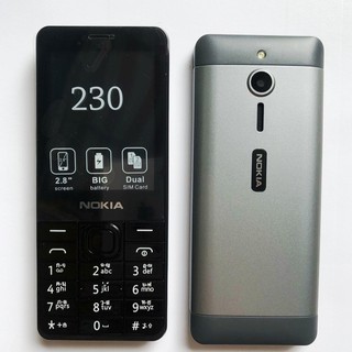 โทรศัพท์มือถือ โนเกียปุ่มกด NOKIA 230 (สีดำ) 2 ซิม จอ 2.8นิ้ว รุ่นใหม่  2020