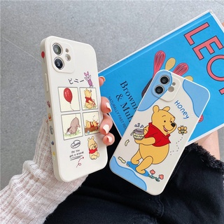 เคสโทรศัพท์มือถือ ซิลิโคนนุ่ม ลายการ์ตูนวินนี่ เดอะ พูห์ สําหรับ Samsung A02S a03s A02 M02 A10S A22 M22 A52 A52S A72 A32 A31 A50S A50 A30S A20 A30 A71 A51 A11 M11 A12 M12 A10 M10 M52 A20S A33 A13 5G