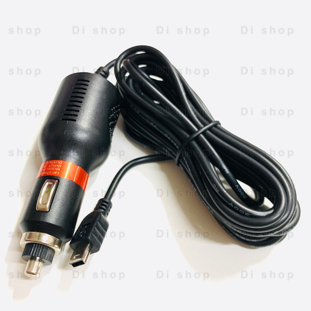 สายชาร์จกล้องติดรถ-สายชาร์จช่องจุดบุรีหัวmini-usb-car-charger