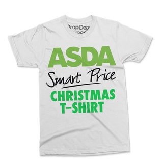 เสื้อยืดโอเวอร์ไซส์เสื้อยืด พิมพ์ลาย Asda Smart Price Parody Christmas สําหรับผู้ชายS-3XL