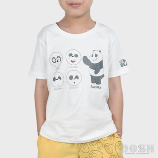 DOSH KIDS UNISEX T-SHIRTS WE BARE BEARS เสื้อยืดคอกลม แขนสั้น เด็กชาย-หญิง 9DBBBT5011-OW