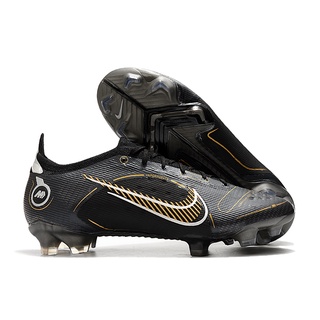สินค้า Nike Mercurial Vapor XIV Elite FG39-45 รองเท้าฟุตบอล FG กันน้ํา สีดํา ทอง
