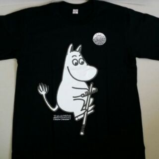 เสื้อยืด แขนสั้น คอกลม ลาย มูมิน Moomin ไซด์ XL(42) อก 44 ยาว 30นิ้ว