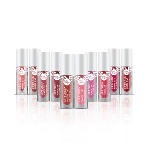 ภาพสินค้าBaby Bright Lip & Cheek Matte Tint 2.4g (Mew) ลิปเบบี้ไบร์ท ลิปมิว นิษฐา ลิปทิ้น ทิ้นท์ เนื้อแมท ใช้ได้ทั้งปากและแก้ม จากร้าน beleaf บน Shopee ภาพที่ 4