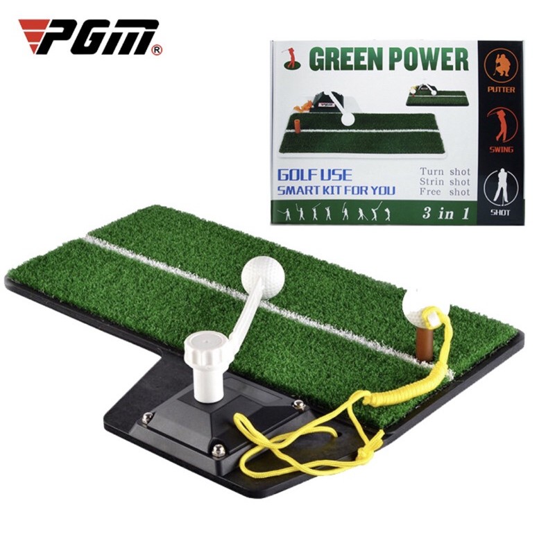 กรีนฝึกซ้อมตีลูกจริง-3-in-1-hl001-golf-swing-mat-new