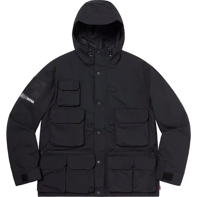 supreme north face Cargo Jacket black S