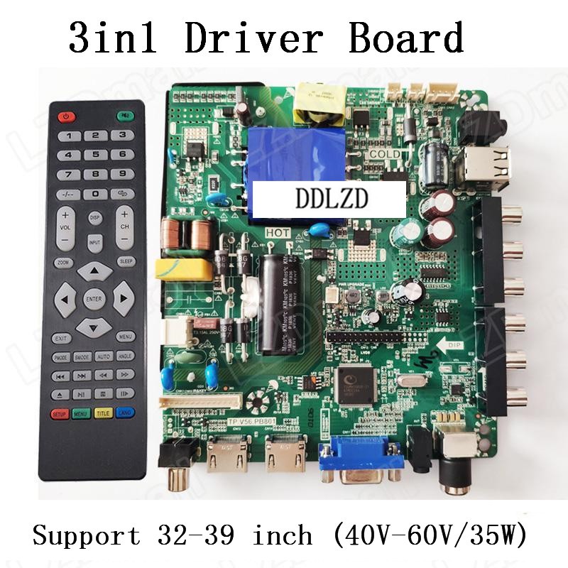TP.V56.PB801 LED LCD TV 3in1 Driver Board Universal LCD