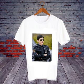 เสื้อยืดสีขาว สั่งทำ เสื้อดารา Fanmade เธอคือป้อมปราการของฉัน You Are My Hero ไป๋จิงถิง หม่าซือฉุน MHA6