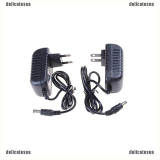 อะแดปเตอร์แปลง DC 12V 2A ปลั๊ก EU US 5.5 มม. 1