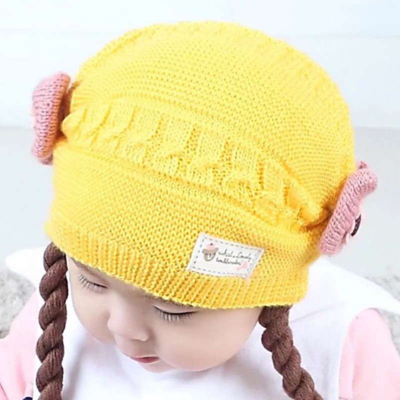 หมวกถักให้ความอบอุ่นสำหรับเด็กทารก