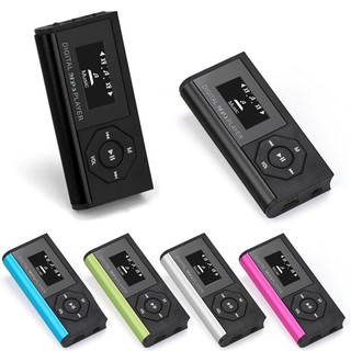 เครื่องเล่น MP3 Mini USB Music Media Player LCD Screen Support 16 GB Micro SD Card