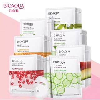 สินค้า พร้อมส่ง BIOAOUA แผ่นมาส์กหน้า มาส์กหน้า ขายส่ง แผ่นมาส์กหน้า สูตรเกาหลี แผ่นมาส์กหน้า ส่วนผสมจากธรรมชาติ สูตรเกาหลี