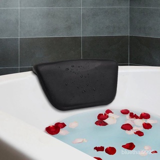 【บลูไดมอนด์】Hot-Spa Bath Tub Pillow PU Bath Cushion With Non-Slip Suction Cups Ergonomic Home Spa Headrest For Relaxing