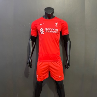 สินค้า ชุดกีฬาชาย ฤดูกาล (เสื้อ+กางเกง) ทีม Liverpool งานเซ็ตเกรด A