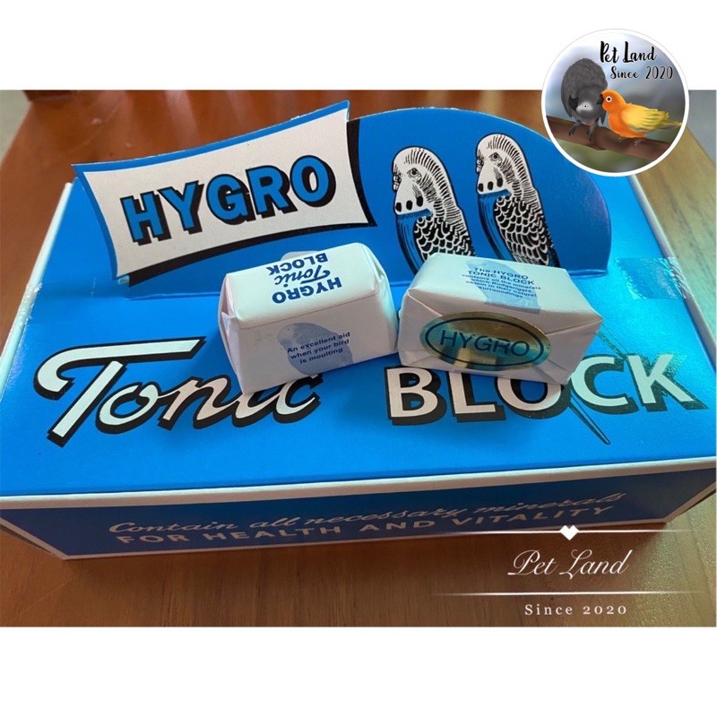 ภาพหน้าปกสินค้าHygro Tonic Block แคลเซียมก้อน นก หนู กระต่าย กระรอก เสริมกระดูกขนและฟัน