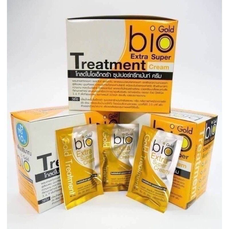 หมักไบโอกล่องสีทอง Gold bio Extra Super ใบโอทรีตเม้น ทองคำ (1กล่องมี24 ...