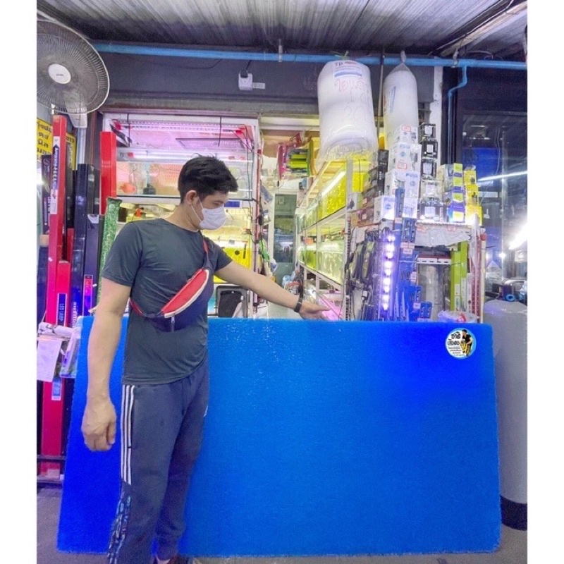 filter-matt-ใยกรองเกรดพรีเมียม-ขนาด-100-200-cm-หนา-5-cm-ผลิตจากเม็ดพลาสติกคุณภาพ-กรองได้ละเอียด