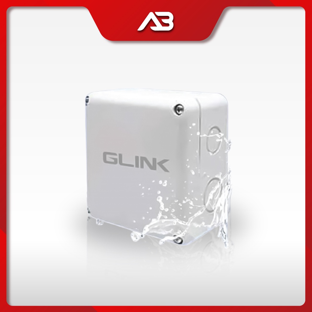 ภาพหน้าปกสินค้าGLINK กล่องกันน้ำ Junction Box 4x4x2.5 นิ้ว สำหรับกล้องวงจรปิด