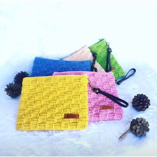 กระเป๋า​ถือคล้องมือ Crochet Clutch 🧶🧵